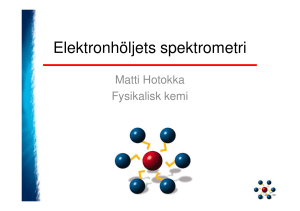 Elektronhöljets spektrometri