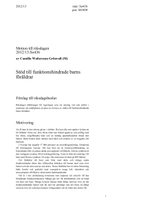 Motivering - Riksdagens öppna data