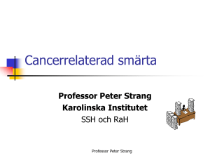 Cancerrelaterad smärta