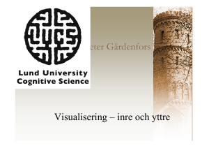Peter Gärdenfors Visualisering – inre och yttre
