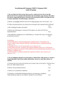 Svarsförslag till Tentamen NMET1 18 januari 2013 totalt (65 poäng)