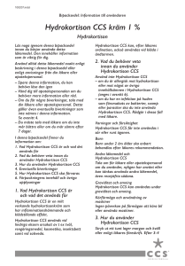 Hydrokortison CCS kräm 1 %