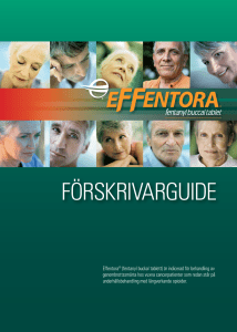 Förskrivarguide Effentora