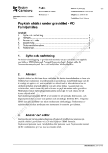Psykisk ohälsa under graviditet