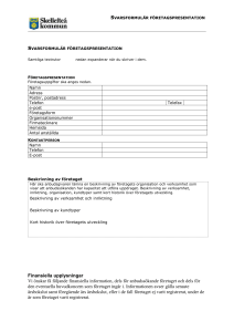 Företagspresentation