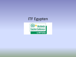 Reflektioner från ITF Word Wide Conference i Egypten