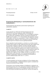 Remissvar: Promemorian Bekämpning av marknadsmissbruk (dnr
