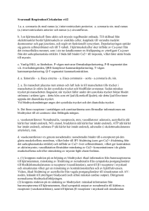 Svarsmall Respiration/Cirkulation vt12 1.aa coronaria dx med ramus