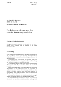 Motivering - Riksdagens öppna data