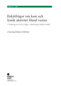 Rapp 21 - Livsmedelsverket