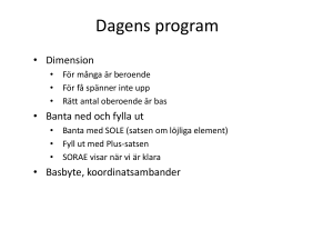 Dagens program