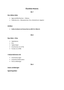 Överblick Historia, , nytt fönster