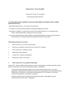 Pakkausseloste: Tietoa käyttäjälle Actelsar HCT 40 mg/12,5 mg