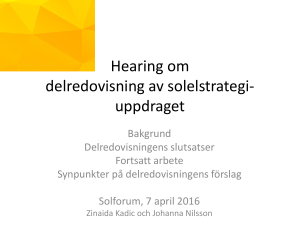 Kadic och Nilsson - Energimyndighetens presenterar förslag till
