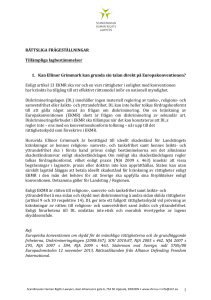 Läs dokument om rättsliga frågeställningar.