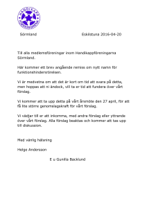 Ett nytt begrepp och ett nytt namn