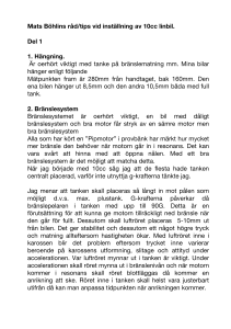 Mats Böhlins råd/tips vid inställning av 10cc linbil. Del 1 1