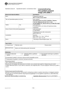 Licensmotivering Icke godkänt preparat