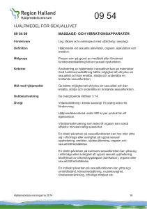 09 54 09 Massage- och vibrationsapparater