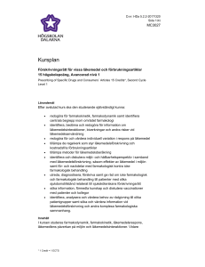 Kursplan