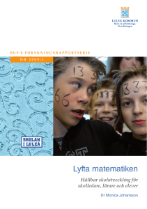 Lyfta matematiken