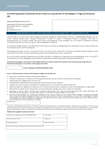 Anmälningssedel avseende 1A Smart Start, LLC:s