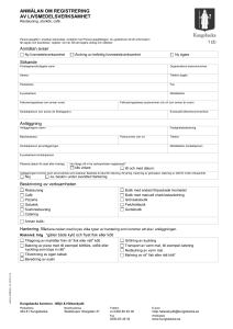 Blanketten skickas till