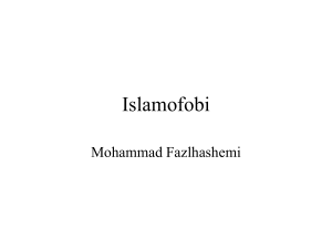 Islamofobi