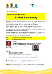 Psykisk Livräddning