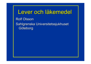 Toxisk läkemedelsinducerad leverskada