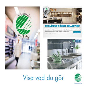 Visa vad du gör