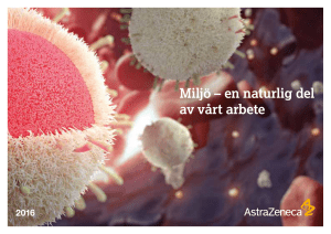 Miljö – en naturlig del av vårt arbete