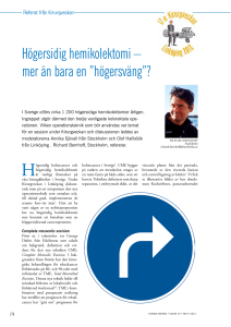 Högersidig hemikolektomi – mer än bara en ”högersväng”?