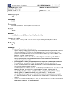 Högskolan på Åland - kursbeskrivningar