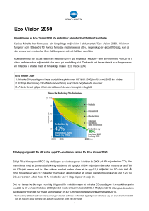 Eco Vision 2050 - Konica Minolta