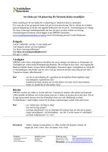 Läs mer i wordfilen - Nynäshamns Naturskola
