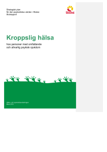 Kroppslig hälsa - Schizofreniföreningen i Skåne