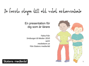 PPT - Statens medieråd