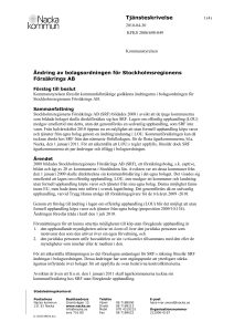 Ändring av bolgasordningen för