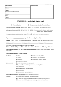 SWIBREG - medicinsk bakgrund