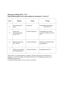 Planering i biologi(genetik, cellen och arvet )