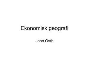 Ekonomisk geografi - UU Studentportalen