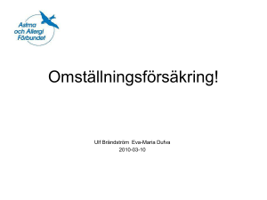 Omställningsförsäkring