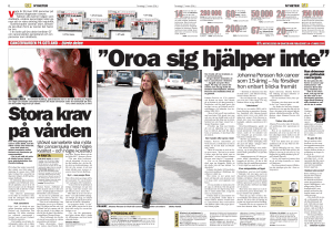 Johanna Persson fick cancer som 15-åring – Nu