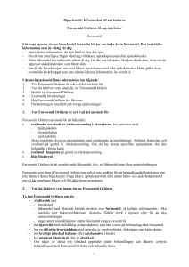 Furosemid Orifarm tablet PL