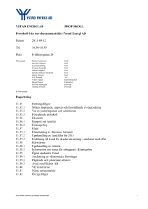 Protokoll september 2011