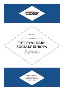 ett starkare socialt europa