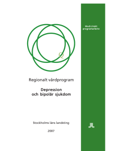 Depression och bipolär sjukdom 2007