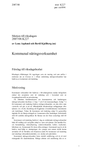 Kommunal näringsverksamhet