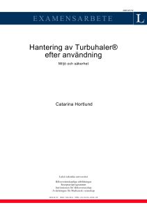 Hantering av Turbuhaler® efter användning